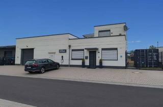 Gewerbeimmobilie kaufen in Im Riemen 50, 64832 Babenhausen, Geschäftshaus mit Halle & Büros mit attraktiver Maisonettewohnung