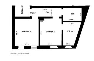 Wohnung mieten in Naumburger Straße 39, 06667 Weißenfels, Wunderschöne 2-Raum-Wohnung im Dachgeschoß im Hinterhaus