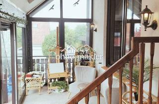 Wohnung mieten in 55263 Wackernheim, Maisonette-Wohnung mit Terrasse, Balkonen & Wintergarten, perfekt für 2 Personen mit Platzbedarf