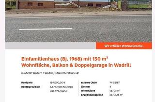 Einfamilienhaus kaufen in 66424 Homburg, Homburg - Einfamilienhaus Bj. 1968 mit 130m2 Wohnfläche in Wadrill Wadern