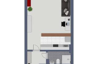 Wohnung mieten in 42799 Leichlingen, 2-Zimmer Dachgeschosswohnung mit Balkon