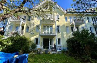 Wohnung mieten in 82031 Grünwald, (Möblierte) 1 Zi.-Whg. in ruhiger, zentraler Lage mit Terrasse und Garten - Vermietung an 1 Person!