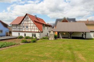 Haus kaufen in 36452 Fischbach, Viel Platz auf dem Land: Wohnhaus mit großem Grundstück und sieben Garagen in Fischbach