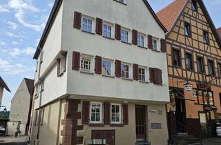 Haus mieten in Stuttgarter Str. 20, 71263 Weil der Stadt, Charmantes Stadthaus unter Denkmalschutz im Herzen von Weil der Stadt