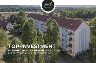 Anlageobjekt in 15517 Fürstenwalde, Renditeobjekt mit 5,78 %, nur 1.039 €/m² – 40 Einheiten mit Mietsteigerungspotenzial sichern!