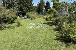 Grundstück zu kaufen in 85764 Oberschleißheim, 780 m² Freizeitgrundstück - eingezäunt mit Stromanschluss und Grillkotta
