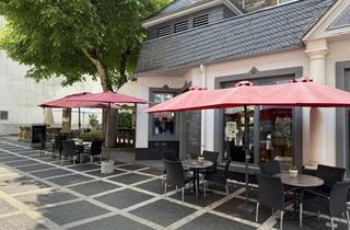 Gewerbeimmobilie mieten in 56864 Bad Bertrich, Großes Café mit Aussenterrasse und ausbaufäh. Betreiberwohnung in bester Lage im Kurort Bad Bertrich
