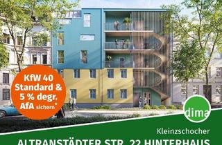 Wohnung kaufen in Altranstädter Str. 22a, 04229 Kleinzschocher, KfW-40-Neubau nähe Volkspark! Kompakte Whg. mit Süd-Balkon, Parkett, Kellerabteil, Aufzug u.v.m.
