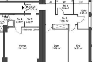 Wohnung mieten in Gökerstraße 25, 26384 Heppens, Attraktive 3-Zimmer-Wohnung - sehr gut als 3er WG geeignet