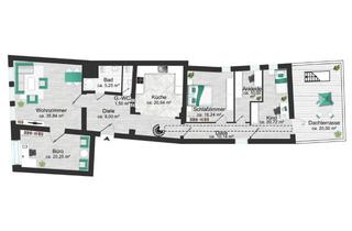 Wohnung mieten in 02826 Görlitz, 5 RWE DG Maisonette mit Dachterrasse