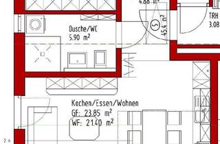 Wohnung mieten in Schloßberg 9a, 86944 Unterdießen, sonnige, attraktive 2-Zi-DG-Wohnung in Unterdießen mit Balkon
