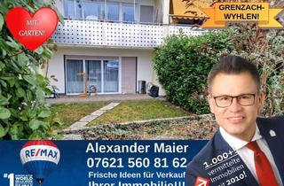 Wohnung mieten in 79639 Grenzach-Wyhlen, Sanierte 2-Zi-Wohnung mit Garten in Grenzach-Wyhlen Rührberg!