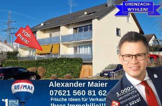 Wohnung mieten in 79639 Grenzach-Wyhlen, Renoviertes 1-Zi Studio mit Balkon in Grenzach-Wyhlen Rührberg!
