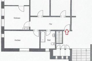 Wohnung mieten in 08412 Werdau, 4-Raum Dachgeschosswohnung in ruhiger Nebenstraße Langenhessen, Bad mit Fenster, grüner Gemeinschaftsgarten