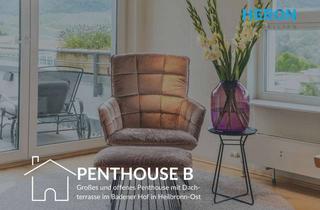 Penthouse kaufen in 74074 Heilbronner Kernstadt, PENTHOUSE B - Großes und offenes Penthouse mit Dachterrasse im Badener Hof in Heilbronn-Ost