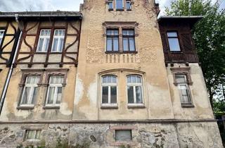 Doppelhaushälfte kaufen in Mutzschener Bahnhofstraße, 04668 Mutzschen, Charmantes Denkmalobjekt mit Entwicklungspotenzial – Doppelhaushälfte mit Nebengebäude und Innenhof