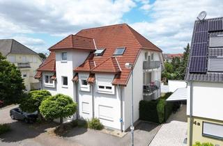 Wohnung kaufen in 68723 Oftersheim, Moderne, helle Dachgeschosswohnung mit Balkon in gepflegtem 6-Parteienhaus!