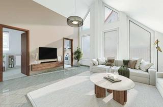 Wohnung kaufen in 65232 Taunusstein, Dachgeschoss-Fans aufgepasst: Lichtdurchflutete Wohnung mit Küche und Loggia – bereits freigestellt!