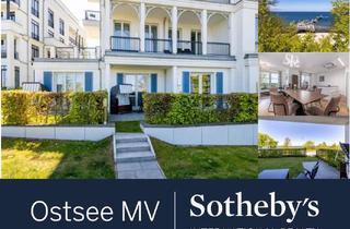 Wohnung kaufen in 18586 Sellin, Moderne 3. Zi. Gartenwohnung in 1. Reihe mit Meerblick und direktem Zugang zur Hochuferpromenade!