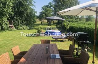 Wohnung mieten in Schwinder Str. 33, 21423 Drage, Tauschwohnung: Wohnung in Reetdachhaus mit großem Garten und Elbblick