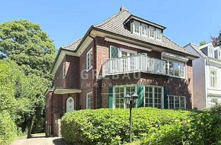 Villa kaufen in 22587 Blankenese, Kaffeemühle von Walther Baedeker! Familien-Villa mit Aufzug und Garten in bester Lage von Blankenese