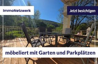 Wohnung mieten in 54293 Trier, Teilmöblierte Wohnung mit sonniger Terrasse und Garten sowie Parkplätzen in grüner Lage von Trier-Pfalzel