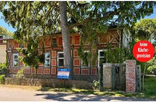 Einfamilienhaus kaufen in 17321 Bergholz, HORN IMMOBILIEN ++ RESERVIERT++denkmalgeschütztes Fachwerkhaus in Bergholz bei Löcknitz