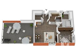Wohnung kaufen in 49808 Lingen, Die Stadt liegt dir zu Füßen! Dachgeschosswohnung zum Kauf - Provisionsfrei