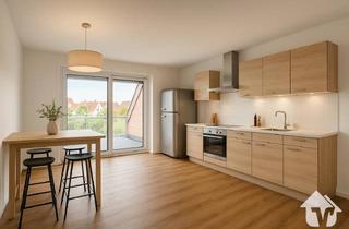 Wohnung kaufen in 49740 Haselünne, Über den Dächern von Haselünne! Traumhafte Neubau-Maisonette-Wohnung mit Dachterrasse - Stilvolles Wohnen auf zwei Ebenen!