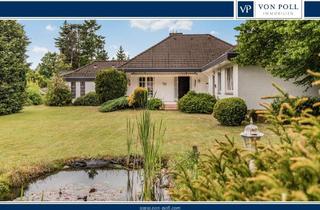 Einfamilienhaus kaufen in 24787 Fockbek, Bungalow auf weitläufigem Gartengrundstück für stilvolles Wohnen und Lebensqualität