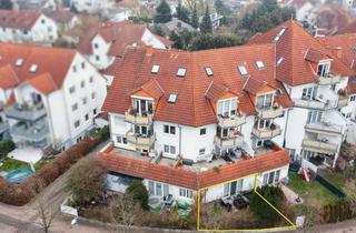 Wohnung kaufen in 61231 Bad Nauheim, Bad Nauheim: Großzügiges Single-Appartement mit Terrasse und Gartenanteil