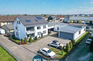 Anlageobjekt in 73240 Wendlingen, Hochwertig modernisiert, sehr gepflegt! 3-Familien-Wohnhaus mit Doppelgarage und Gewerbe-Halle.