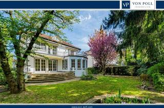 Villa kaufen in 60320 Frankfurt, Elegantes Villenanwesen auf Südgrundstück im begehrten Dichterviertel