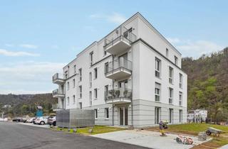 Wohnung kaufen in 56130 Bad Ems, Charmante und hochwertige Erdgeschosswohnung der Extraklasse im KfW-55-Standard!