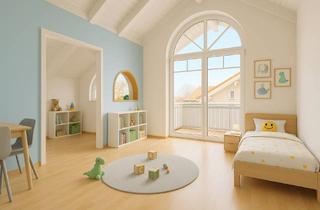 Wohnung kaufen in 83026 Pang, Traumhafte Dachgeschosswohnung mit Bergblick, 3 Balkonen und 2 Bädern in naturnaher Lage Rosenheims