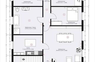 Wohnung mieten in 15838 Am Mellensee, Großzügige 4-Zimmer-Altbauwohnung (100 m²) im 1. OG mit Garten und Sauna – Am Mellensee