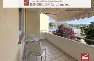 Wohnung kaufen in 76532 Baden-Baden, Baden-Baden, sehr gut geschnittene 3-Zimmer-Wohnung mit Balkon & Garage