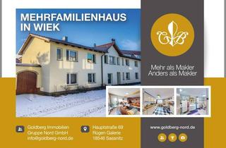 Mehrfamilienhaus kaufen in 18556 Wiek, Provisionsfrei !!! Mehrfamilienhaus in Wiek mit Hafenblick