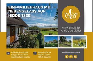 Einfamilienhaus kaufen in 18565 Insel Hiddensee, Wasserblick Wasserlage Einfamilienhaus Nebengelass Grundstück Hiddensee