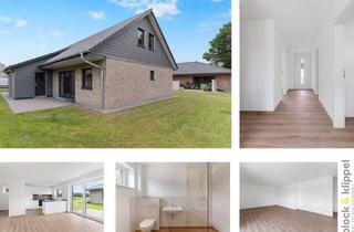 Doppelhaushälfte kaufen in 24969 Großenwiehe, Neubau-Doppelhaushälfte (KfW 40) mit Stil, Komfort, Ausbaureserve und Blick ins Grüne