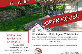 Einfamilienhaus kaufen in 75031 Eppingen, OPEN HOUSE am 22.07.2025 von 17:00h-18:00h Landhaus mit idyllischem, blickgeschützten Grundstück.