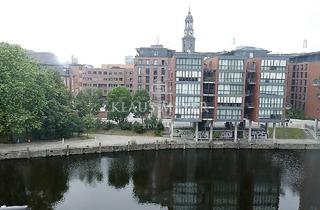 Büro zu mieten in 20459 Hamburg, Herrlicher Ausblick 5. OG u.a. auf den Oberhafen- provisionsfrei - gemeinsame Dachterrasse
