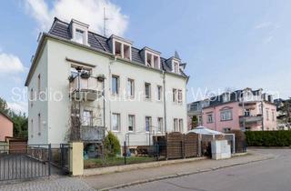 Wohnung kaufen in Bernhard-Voss-Strasse 12, 01445 Radebeul, Radebeul - SfKW - Vermietet - 87m2 Wfl. - 3 Zimmer - Balkon - Tageslichtbad - Dachgeschoss - Radebeul-West - unterhalb Meißner Straße