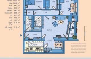 Wohnung kaufen in 64546 Mörfelden-Walldorf, Mörfelden-Walldorf - 4 12-Zimmer-Wohnung mit 100qm und herrlichem Ausblick