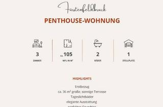 Penthouse kaufen in 82256 Fürstenfeldbruck, Erstbezug. Elegantes 3-Zimmer-Penthouse. Traumhafte Terrasse und herrlicher Ausblick.