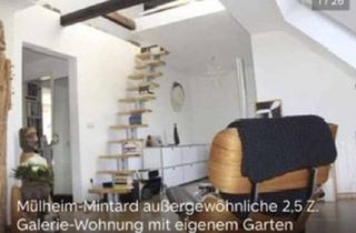 Wohnung mieten in 45481 Saarn, Außergewöhnliche Galerie-Dachgeschoss Wohnung mit eigenen Garten in MH -Mintard