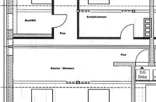 Wohnung mieten in Planetenring, 90471 Rangierbahnhof-Siedlung, Gut und sicher wohnen - 2-Zimmer-Dachgeschoss-Wohnung