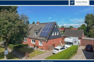 Doppelhaushälfte kaufen in 26721 Conrebbersweg, Doppelhaushälfte in bevorzugter Conrebbi-Lage – teilweise modernisiert & mit Photovoltaik