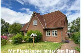 Haus kaufen in 25872 Wittbek, Husum 10 Autominuten: Solides Friesenhaus mit großer Garage und Pferdekoppel in ruhiger Dorfrandlage