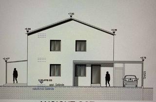 Haus mieten in Hintere Dorfstraße 2a, 86564 Brunnen, Doppelhaushälfte Erstbezug
